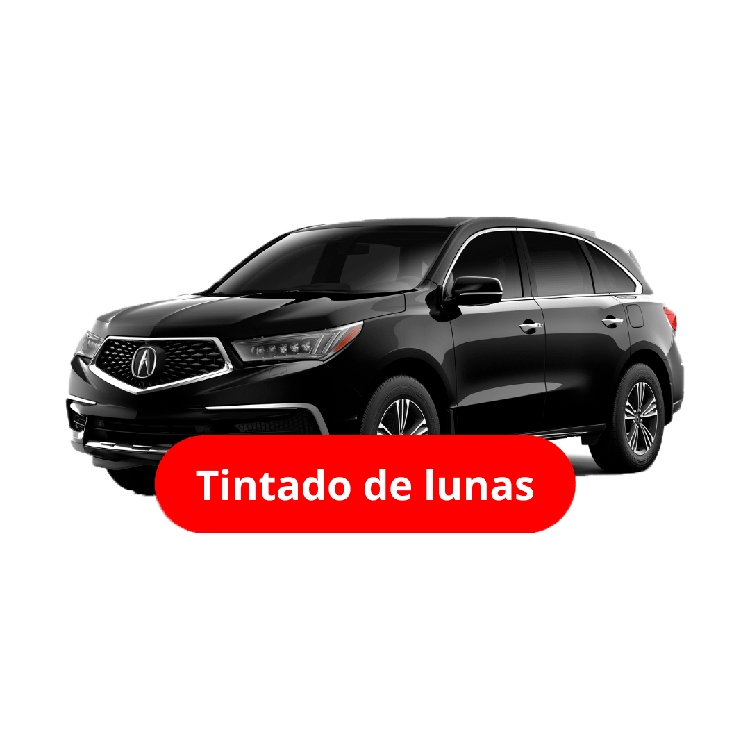 Vehículo con lunas tintadas para promoción de Tintacar